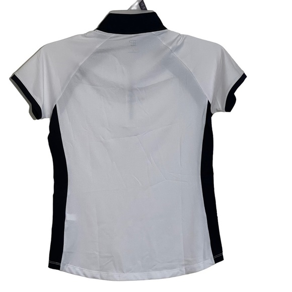 NWT- EP NY Golf Pro Zip Mock Polo with trim. size small - Picture 2 of 5